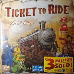 Days of Wonder Ticket To Ride by Alan R. Moon Train Adventure Board Game Sealed